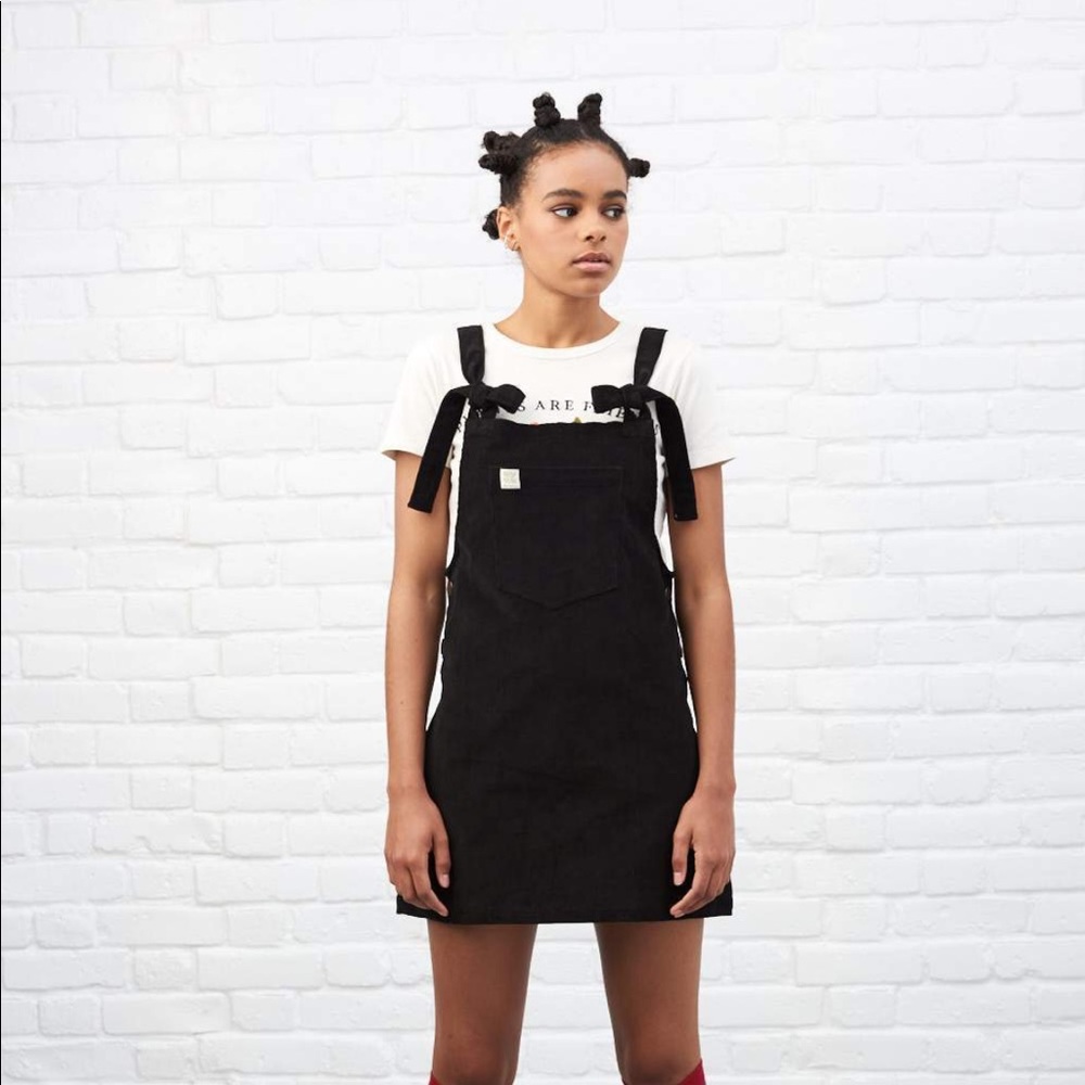 Never Worn Lucy&Yak black corduroy minidress